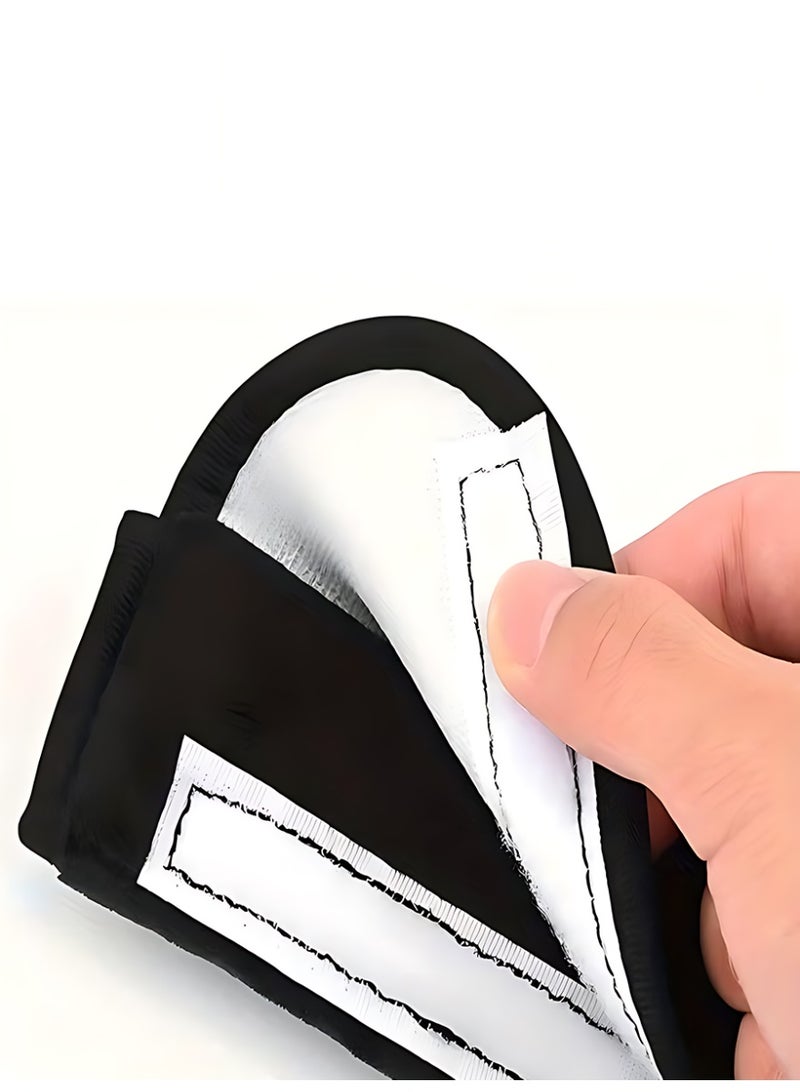 CLAVON غطاء حزام الأمان للسيارة من 2 قطعة من الفرو الناعم، ملحقات السيارة، تصميم داخلي حديث، غطاء سيارة متين، أغطية مقاعد سيارة مريحة - Image 2